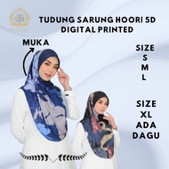 Tudung Sarung Hoor | 5d Digital Printed