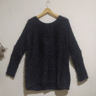 Top Top Fuzzy Fuzzy Black Guess Oversize Brand