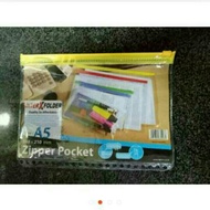 Zipper Pocket Ziplock Binder Multifunction A5 (20 rings)