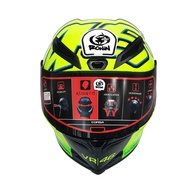 M&B_RACING หมวกกันน็อคแต็มใบ Ronin R111-129 ไซส์ L (ขนาด58-60 ซม) หมวกเต็มใบ ชิวดำ