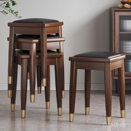Dining Table Stool High Bench Stool Square Stool Simple Living Room Household Dining Stool Stackable