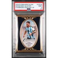 PSA 9 2024 Futera Nostalgia Alexis Mac Allister Champions Gold 23KT /10