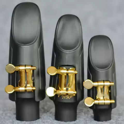 HR* Bakelite Saxophone Mouthpiece For Alto Tenor Soprano Saxophone Music Instrument Accessories