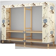 全城熱賣 - 簡易組裝收納布衣櫃（ZD210款似水流年（長210*寬55*高170cm）無門）