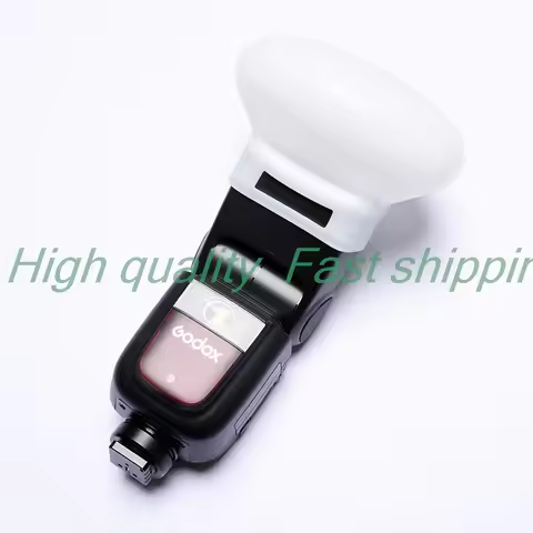 Hot Universal Silicone Softbox Diffuser Ball for Godox V860 V850 TT685 TT600 MF12 Yongnuo Speedlite 