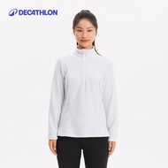 Áo Khoác Ngoài Decathlon Fleece Lined Warm Breathable Polyester Fiber Zipper Closure Regular Fit Mou