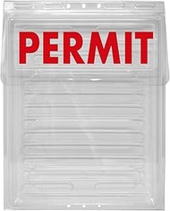 Outdoor Permit Brochure Box - Easy to Use Take One Document Holder Can Hold 200, 8.5 x 11 Documents,