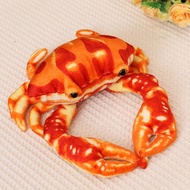 FLICKS Cua nhân tạo Đồ chơi nhồi bông hình con cua mô phỏng Giống như thật Lông mịn Búp bê thú nhồi