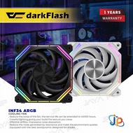 DarkFlash INF34 ARGB Cooler Fan Case - 12cm Casing Fan