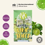 [𝗡𝗶𝘂 𝗞𝗲𝗲] Lime Juice 20g x 15 sachets HALAL |  Jus Limau 柠檬汁 NiuKee