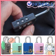 OKDEALS Password Lock Mini Combination Lock 3 Dial Digit Luggage Padlock
