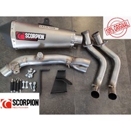 100% ORIGINAL SCORPION RED POWER EXHAUST ER6N 2014 MUFFER ER6 Ekzos Kawasaki ER 6N Motor Spare part