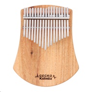 Gecko Kalimba 17 key notes Camphorwood Mbira Piano, Portable Thumb Piano, K17CAP K17CAS K17NOTE K15C