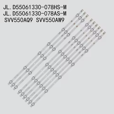 LED Backlight strip 6 lamp For SVV550AW9-A B JL.D55061330-078AS-M 078HS TX-55GX550B VES550QNYL-2D-N0