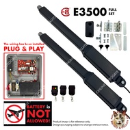 E8 E3500 SWING ARM 2CH 433MHZ WA3 A3 ( FULL SET ) AUTOGATE HEAVY DUTY SWING AND FOLDING AUTO GATE SY