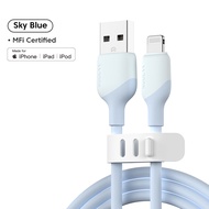KUULAA สายชาร์จ MFI Lighting Cable 2.4A Fast Charging Data Cable for iPhone Series USB A to Lighting Cable with MFI Certification