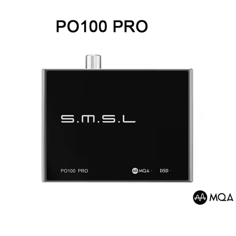 SMSL PO100 PRO USB Digital Interface Audio Decoder MQA Decoding XOMS XU316 DSD64 Optical Coaxial DSD