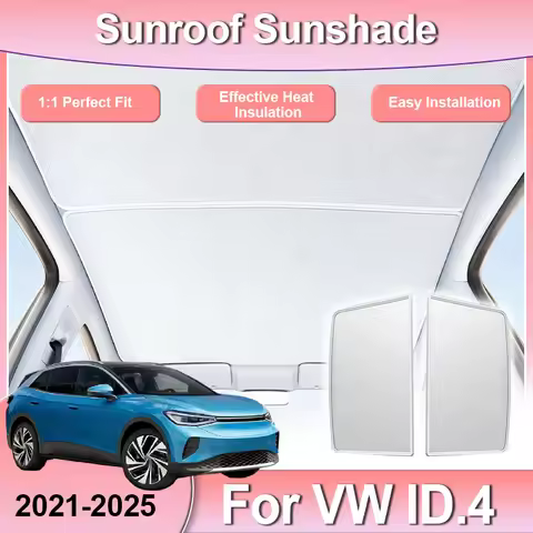 Car Sunroof Sunshade For Volkswagen VW ID 4 ID.4 Accessorie 2021 2022 2023 2024 2025 Electrostatic A