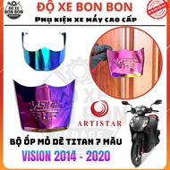 Vision 2014 - 2020 7 Color Titanium Mudguard Cover Set for Vision 2014 - 2020