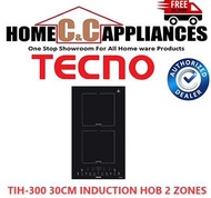 TECNO TIH-300 30CM INDUCTION HOB 2 ZONES  FREE DELIVERY  AUTHORIZED DEALER