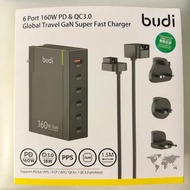Budi 6 Port 160W PD & QC3.0 旅行充電器
