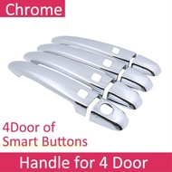 Door Handle Car Accessories For Toyota Alphard Ah10 2002 2003 2004 2005 2006 2007 2008 Chrome Handle Cover Trim Set Car Stickers