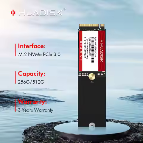 HUADISK NVMe M2 SSD 128GB 256GB 512GB M.2 PCIe3.0X4 Internal Solid State Drive NVMe SSD 2242 to 2280