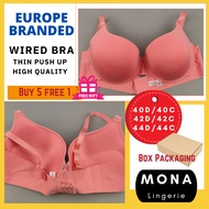 Baju Dalam Wanita Bra Plus Size 40C/42C/44C/40D/42D/44D Bra Wired Branded Bra Coli Saiz Besar Full C
