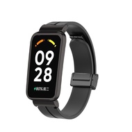 Đối với Xiaomi Band 9 Active Magnetic Silicone Watch Band với vỏ kim loại cho Mi Band 9 Active Strap