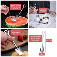 Fruit Spoon Ice Cream Spoon/ Stainless Steel Shovel Cake Spoon/ Dessert Spoon/ Cake Spoon/ Fruit/