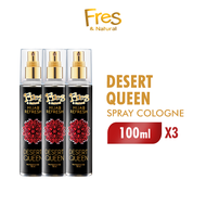 [Paket isi 3] Fresh & Natural Spray Cologne Hijab Refresh Desert Queen Botol 100ML