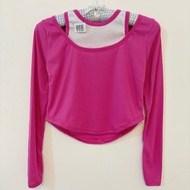 Pink coquette crop top cute top