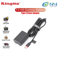 KingMa NP-FZ100 Dummy Battery with USB Type C Power Adapter For Sony For Sony Alpha1 A7C A7M3 A7M4 A