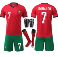 2024 European Cup Portugal Home Football Jersey No. 7 C Ro 10 Philiks 8B Feijing Jersey National Tea