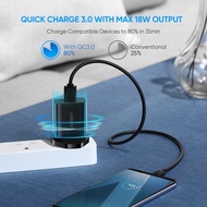 UGREEN 18W Fast Charger Qualcomm Certified Quick Charge 3.0 /18W USB Wall Charger