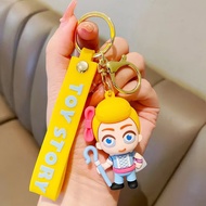 GANTUNGAN KUNCI KEY CHAIN MAINAN MONSTER INC LAMPU LED BERSUARA BERBUNYI / MONSTER INC MIKE JAMES / 