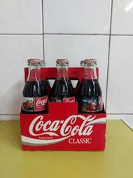 1997年 可口可樂 coca cola 聖誕節限定 coke 玻璃瓶