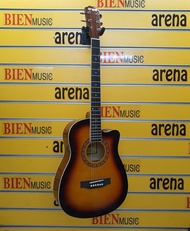 arena 38" acoustic guitar (sun burst)