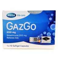 MEGA GazGo 200mg 10's (Simethicone)