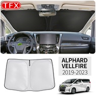 For Toyota Alphard 30 AH30 Vellfire 2015-2023 Nano-Insulat Windshield Sunshade Front Window Sun Shad