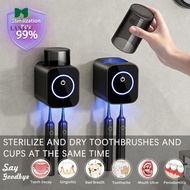 ALANFY Sterilizer, Rechargeable UV Toothbrush Sterilizer, Delicate Electric Holder ABS UV Toothbrush