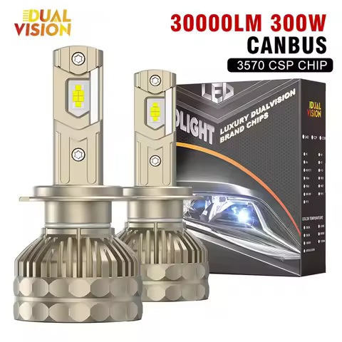 30000LM H7 LED Canbus Car Headlight Super HB4 H11 H4 H1 9012 HB3 9005 9006 H8 Lights Plug-N-Play Bul