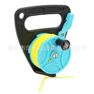 Diving Accessories-Diving Handle Reel Cave traction rope Diving accessories46Rice 83Rice（Yellow Line