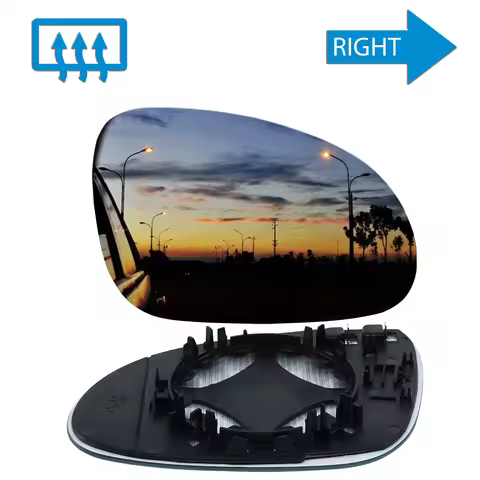 Right Side Door Wing Mirror Glass Heated Aspherical For VW Golf V MK5 1K1 1K5 Passat 3C B6 B7 B5.5 J