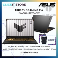 ASUS TUF Gaming F16 FX608J-MRV040W - 16'' FHD Intel i5-13450HX 16GB RAM 512GB SSD RTX5060