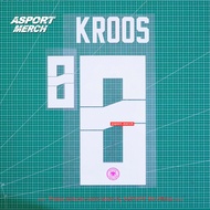 ASPORT NAMESET KROOS JERM4N AWAY EURO 2024 2025 NAMESET GERM4NY AWAY EURO 2024