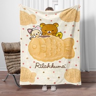 Rilakkuma Cute Blanket To Keep Warm Birthday Gift To Keep Warm Blanket Super Cute Thin Blanket Porta