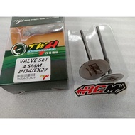 VALVE 34 - 29 34-29 BTG 4.5MM 4.5 MM JUPITER MX OLD VIXION NVL NVA R15 MXKING MX KING SATRIA FU CARB