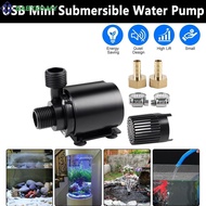 Ultra Slim 500L/H Water Pump With 1.5M Cable For Indoor Aquariums