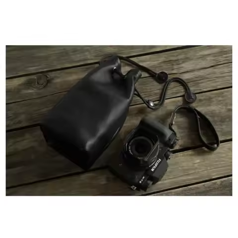 Camera Storage Bag Drawstring Stitching Design Waterproof Photo Lens Bag Case For Fujifilm XS20 XT30